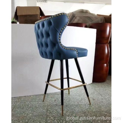 Barstool Bar furniture unique leather high counter bar stool Supplier